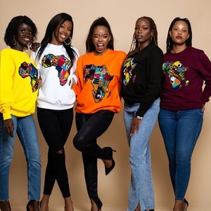 African map sweatshirt , sweatshirt, sweatshirt, african map, sweatshirt, map, african clothing image 1