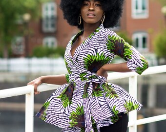 kitenge peplum tops