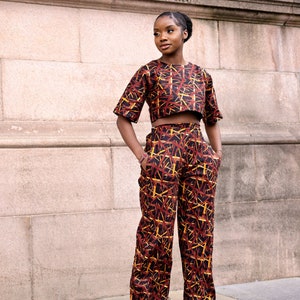 Carmel Ankara trouser, trouser, long ankara trouser, african print dress, african print trouser