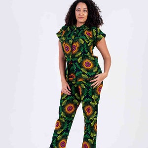 Bukky Ankara trouser, trouser, long ankara trouser, african print dress, african print trouser image 2