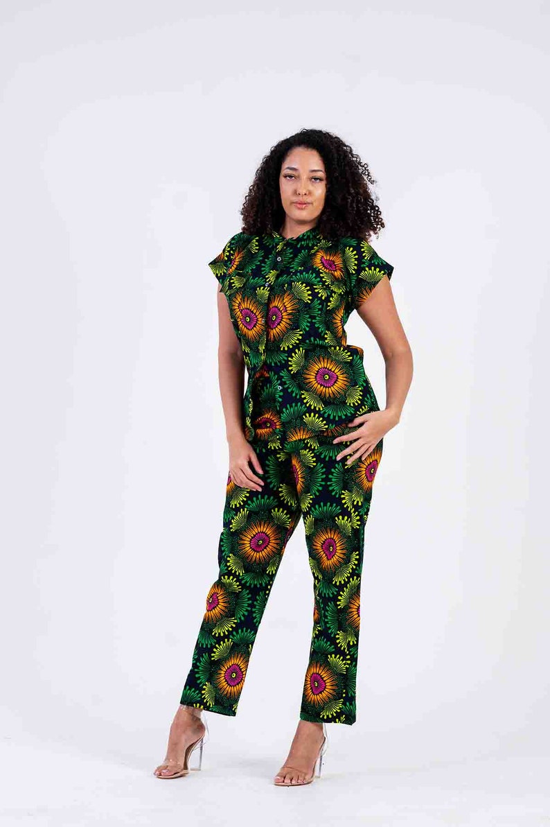 Bukky Ankara trouser, trouser, long ankara trouser, african print dress, african print trouser image 2