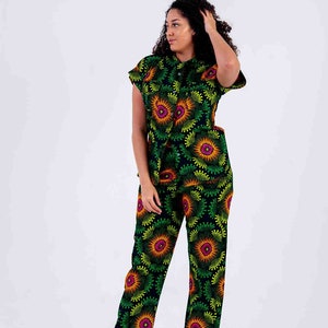 Bukky Ankara trouser, trouser, long ankara trouser, african print dress, african print trouser image 1