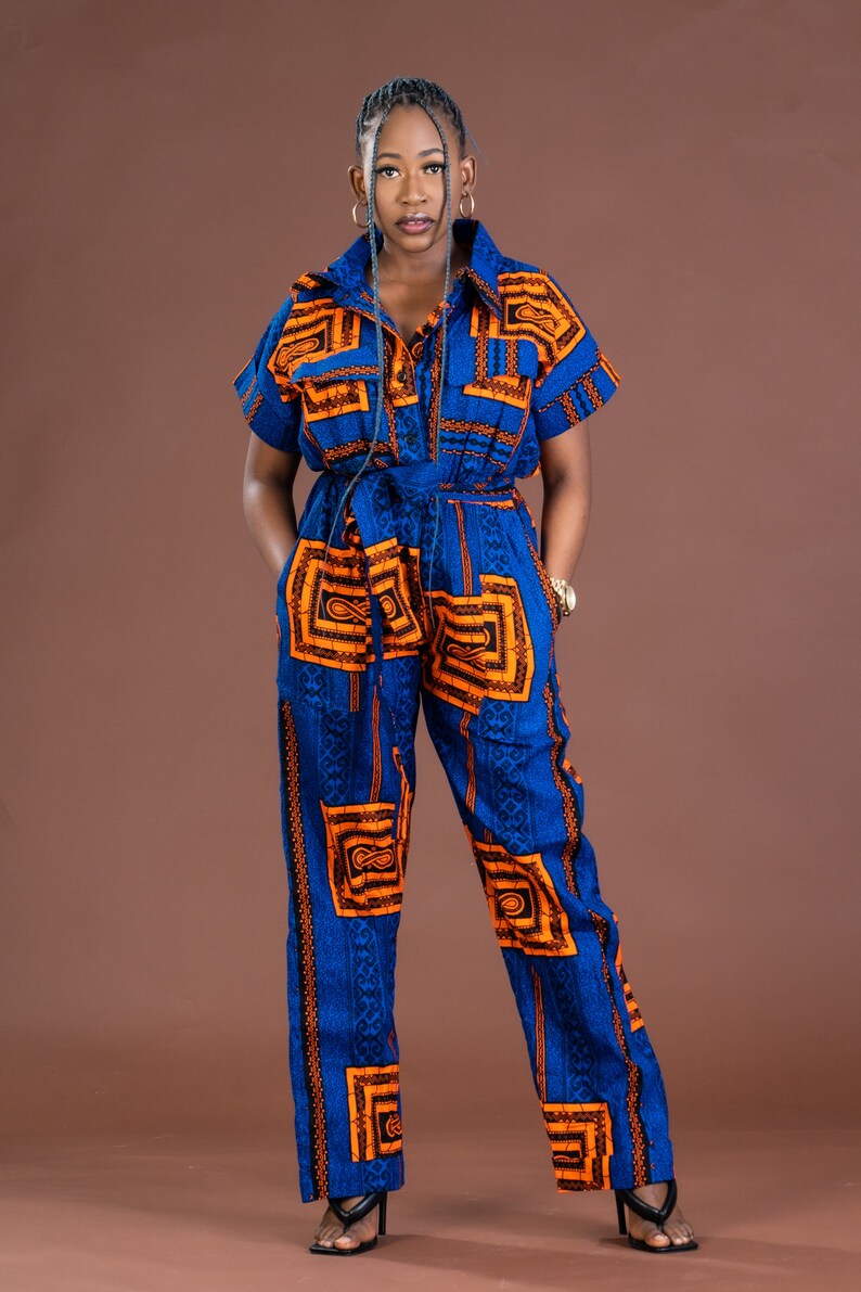 Molly Ankara Jumpsuit Jumpsuit African Print Ankara - Etsy