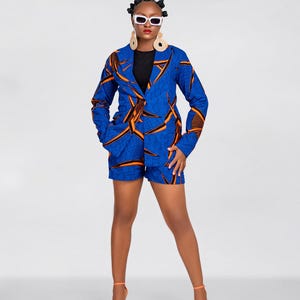 Goldie Ankara jacket, ankara blazer, african print jacket, african print blazer