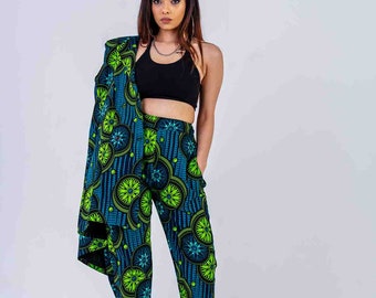 Beverly Ankara trouser, trouser, long ankara trouser, african print dress, african print trouser