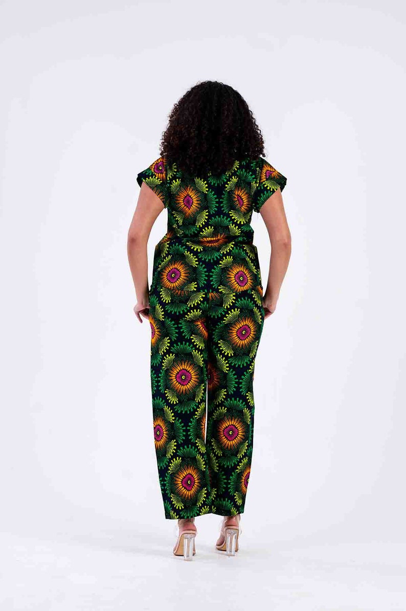 Bukky Ankara trouser, trouser, long ankara trouser, african print dress, african print trouser image 4