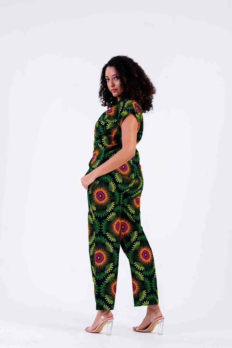 Bukky Ankara trouser, trouser, long ankara trouser, african print dress, african print trouser image 3