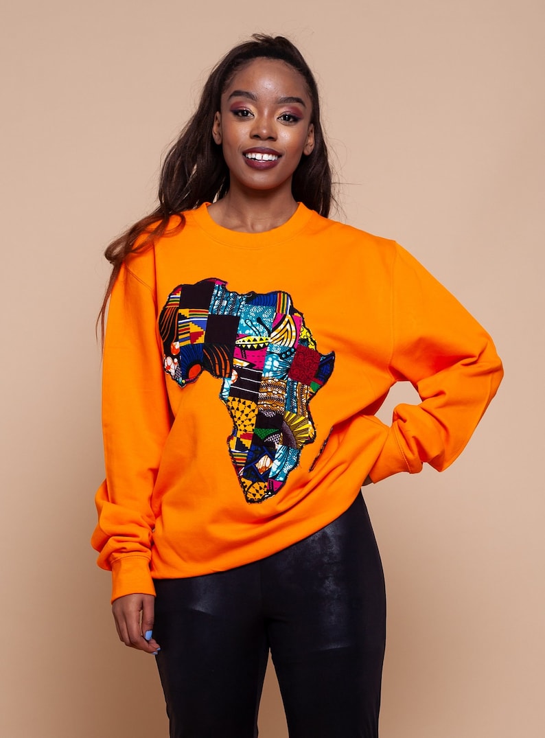 African map sweatshirt , sweatshirt, sweatshirt, african map, sweatshirt, map, african clothing image 6