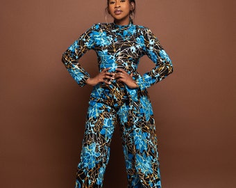 Kamsy Ankara Jumpsuit, Jumpsuit, African print, ankara clothing,