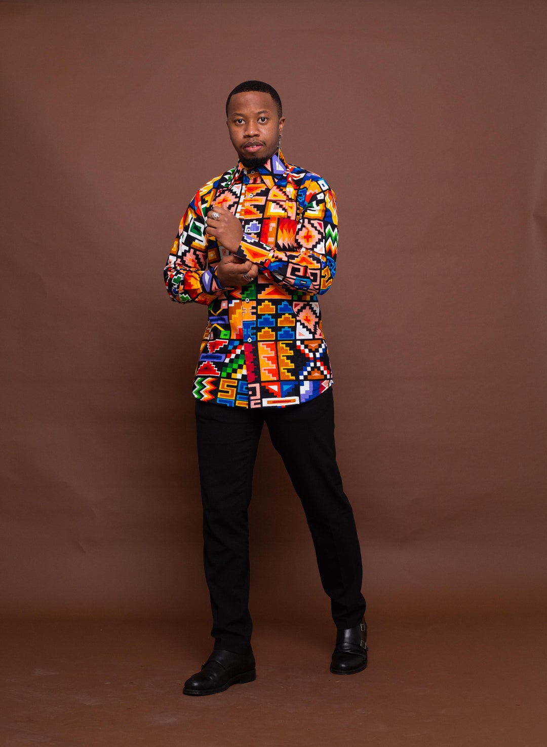 Fred Ankara Long Sleeve Men Shirt - Etsy
