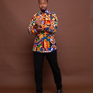 Fred Ankara Long Sleeve Men Shirt image 1