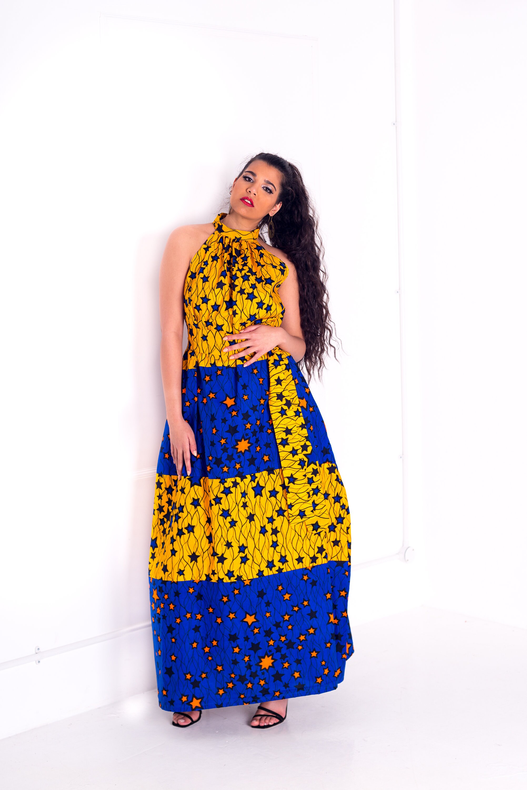 Image of Ankara Maxi Dress, Maxi Long Summer African Print Ankara