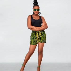 Freky Short, shorts, african print shorts, african print