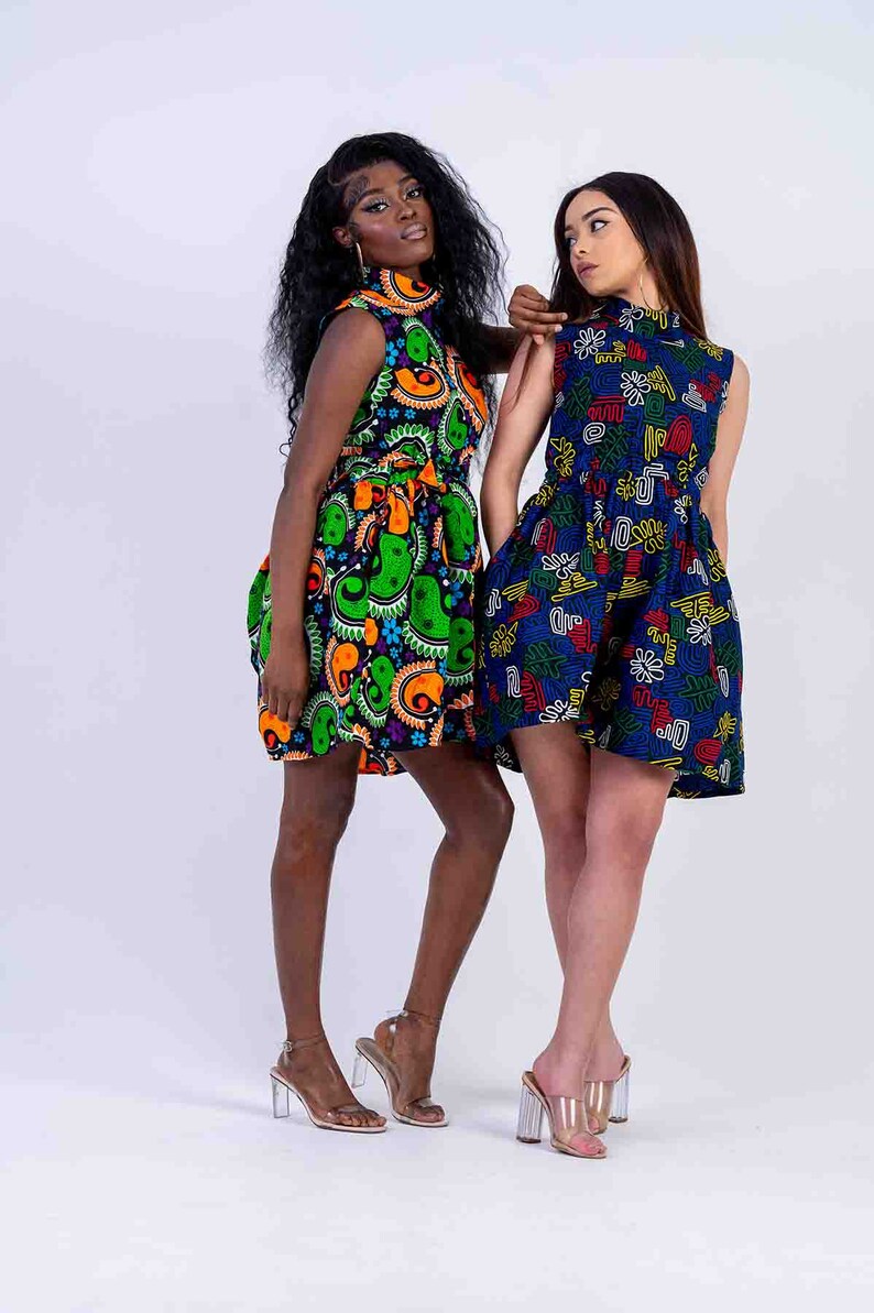 Rose Ankara Playsuit, Jumpsuit, African print, ankara clothing, image 4