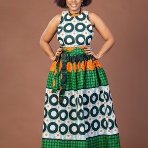Cecilia  Ankara sleeveless maxi dress, africa dress, Special Occasion dress, african print, ankara dress, maxi dress, maxi, dress, african