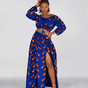 Chinwe Ankara Maxi skirt, African print skirt for women, Ankara skirt, skirt, print skirt, African skirt
