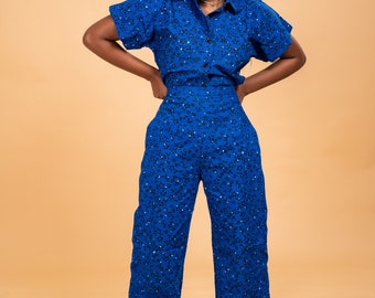 Atinu Ankara shirt, crop top, short Sleeve Mixed Print Women Shirt