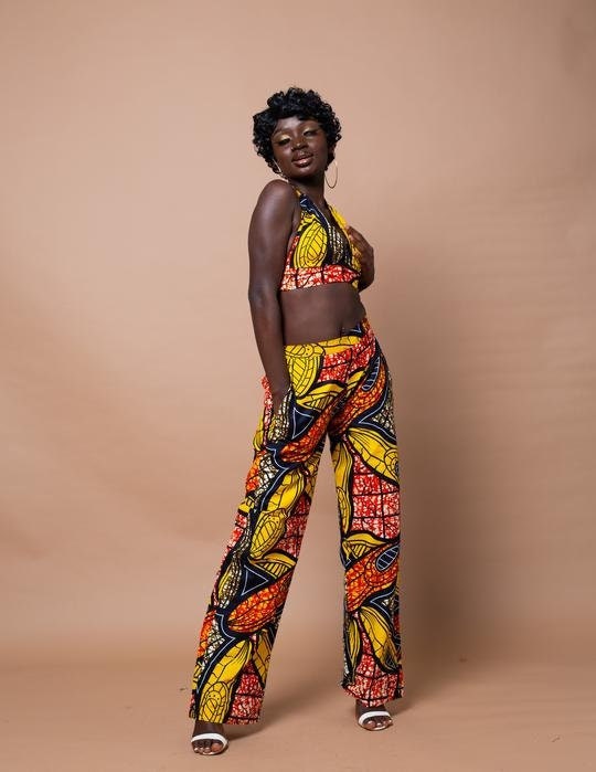 African print hotsell bell bottoms
