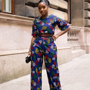 Chuma Ankara trouser, trouser, long ankara trouser, african print dress, african print trouser