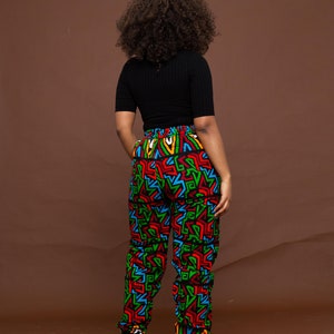 Anika Ankara trouser, trouser, long ankara trouser, african print dress, african print trouser image 3
