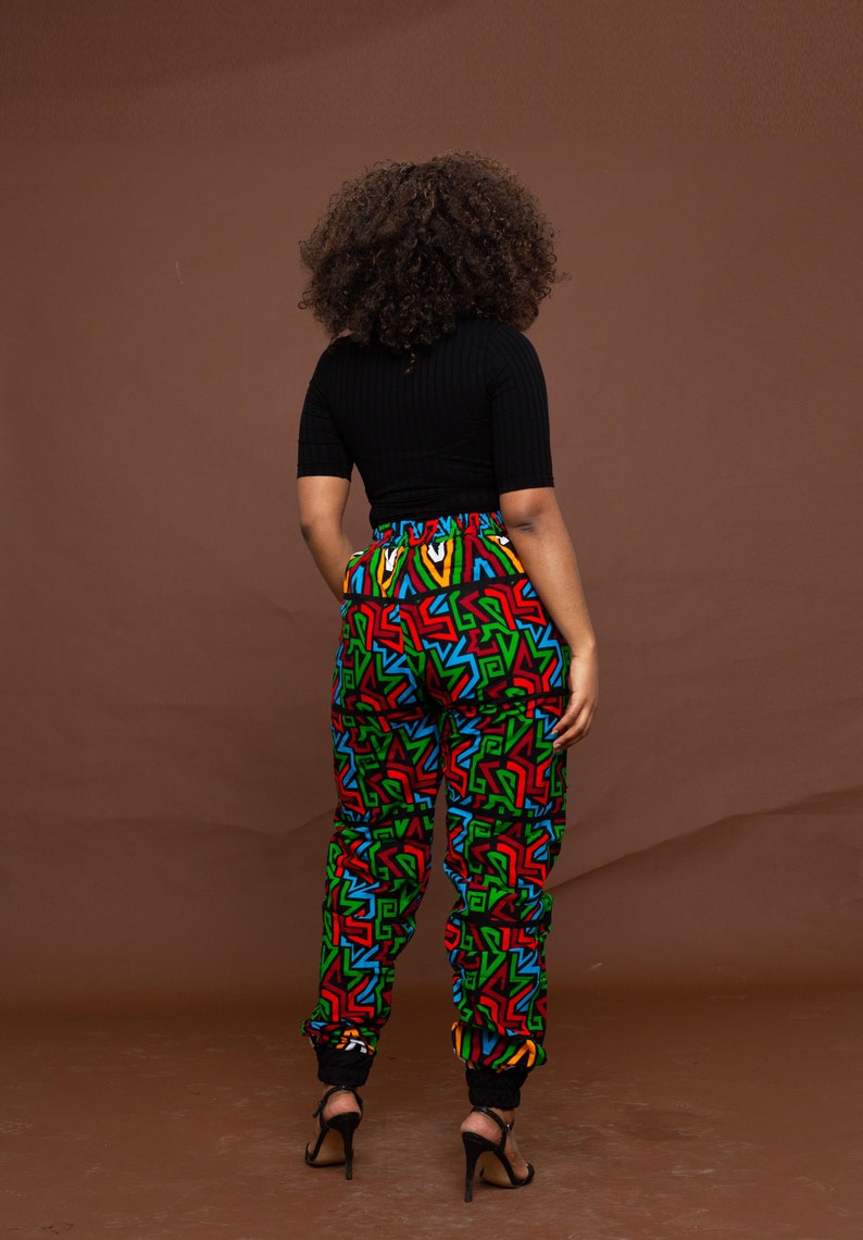 Anika Ankara trouser, trouser, long ankara trouser, african print dress, african print trouser image 3