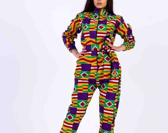 Mahi Ankara Jumpsuit, Jumpsuit, African print, ankara clothing,