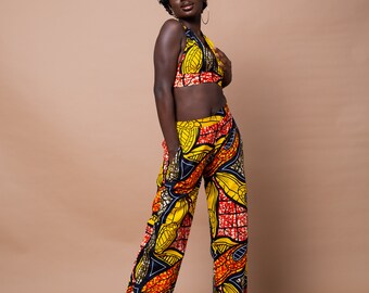 Gloria Ankara Bralette, African Print Crop Top, Crop Top, Top, Blouse, 