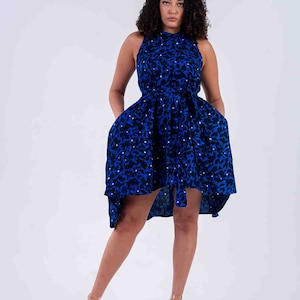 Zalda Midi   dress, print dress, gathered dress, african print dress, ankara dress, midi dress, midi, dress, african clothing