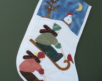 Winter Fun Christmas Stocking