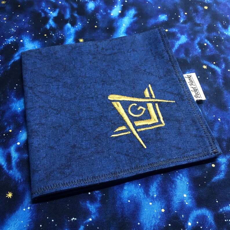 Embroidered Hank Masonic Symbol