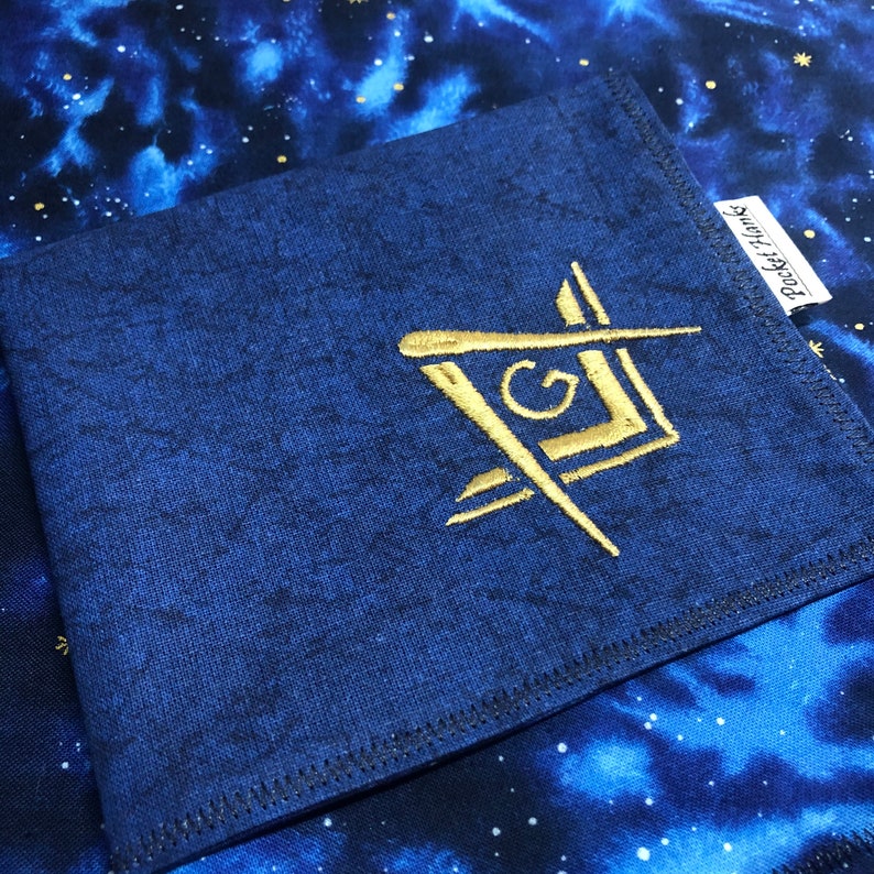 Embroidered Hank Masonic Symbol