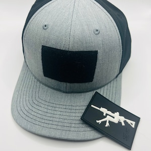 Tactical Cap with Loop Velcro | Trucker Hat | Tactical Cap | Tactical Cap Morale Patch | Six Panel Cap| Velcro Panel | Gift for Dad