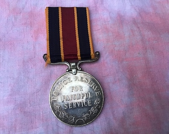 South Africa Republic Police Reserve Long Service and Good Conduct Medal