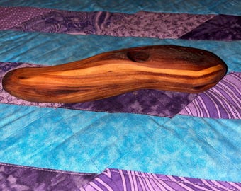 New Unused Smoking Pipe Made From California's Rare And Protected Manzanita Wood - Freestanding And Beautiful - One-Of-A-Kind - 8.5" Long