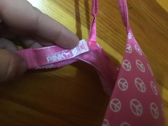 Victoria's Secret PINK Peace Signs Print Demi Bra… - image 7