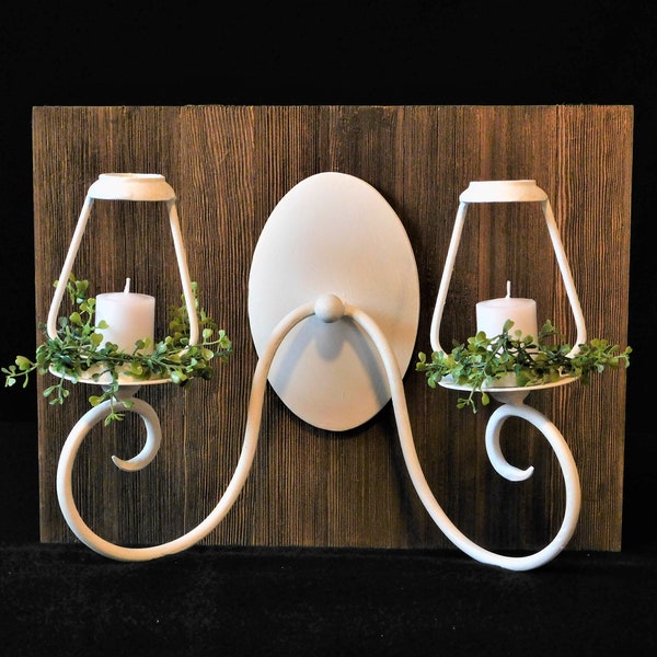 Wall Mounted Tea Light Holder Etsy
