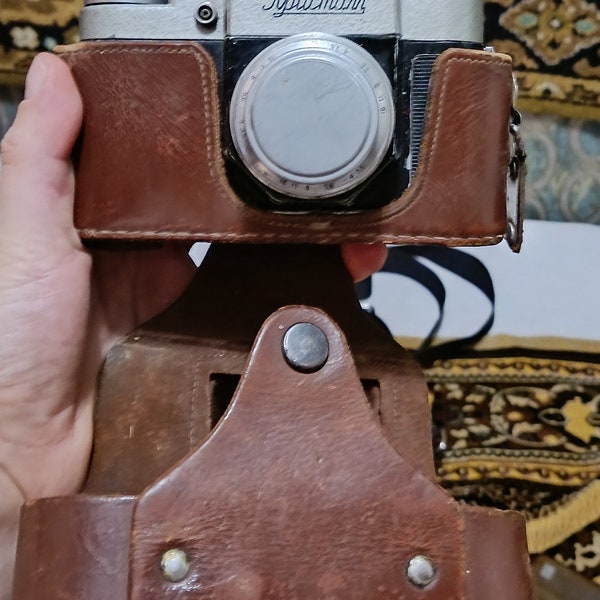 1962, Kristall Photo Camera, Vintage Soviet Camera, SLR Camera, 35mm Camera, Old Film Camera, KMZ Camera, Кристалл Camera, Rare Photo Camera