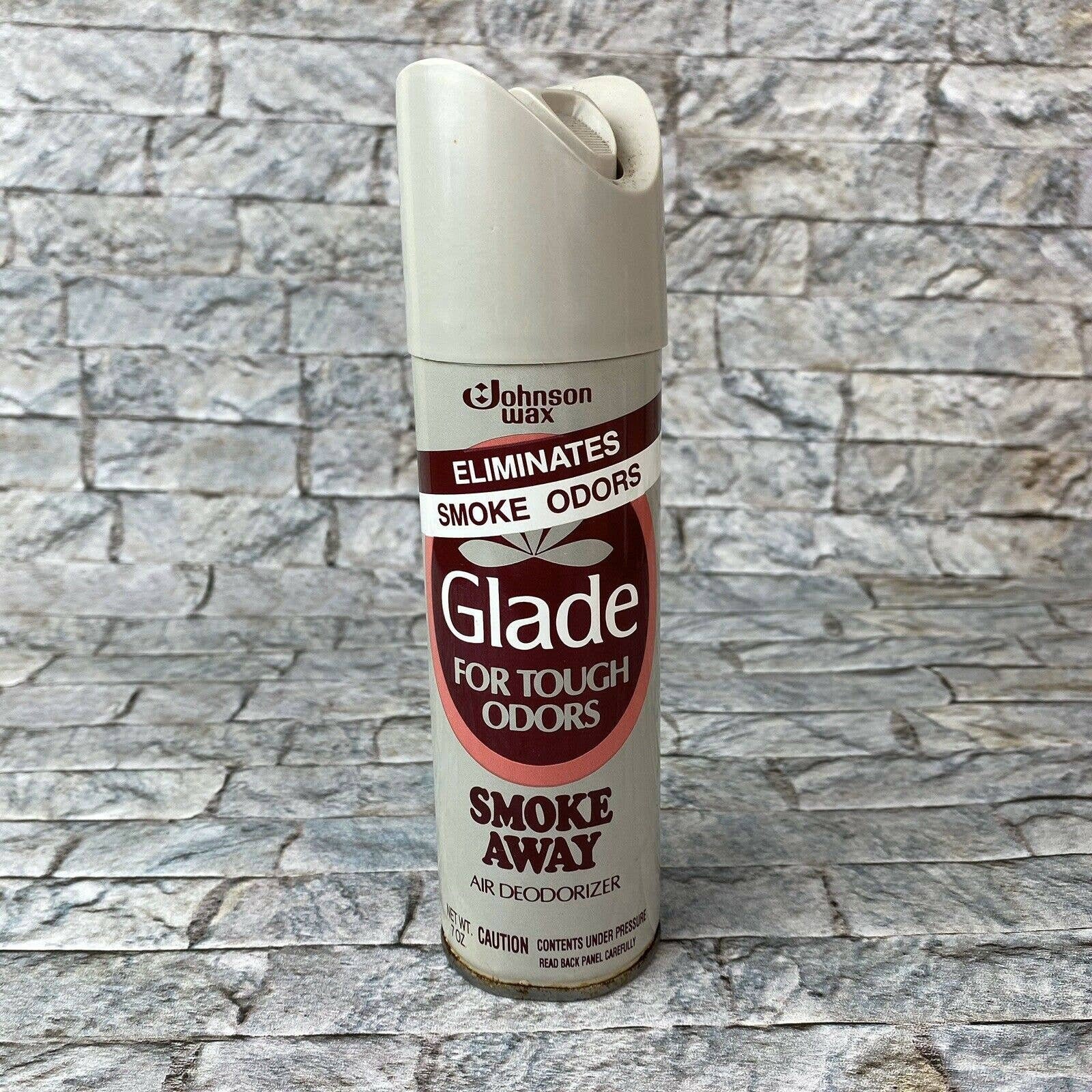 Vintage 1982 Glade Smoke Away Air Deodorizer Spray Can Etsy