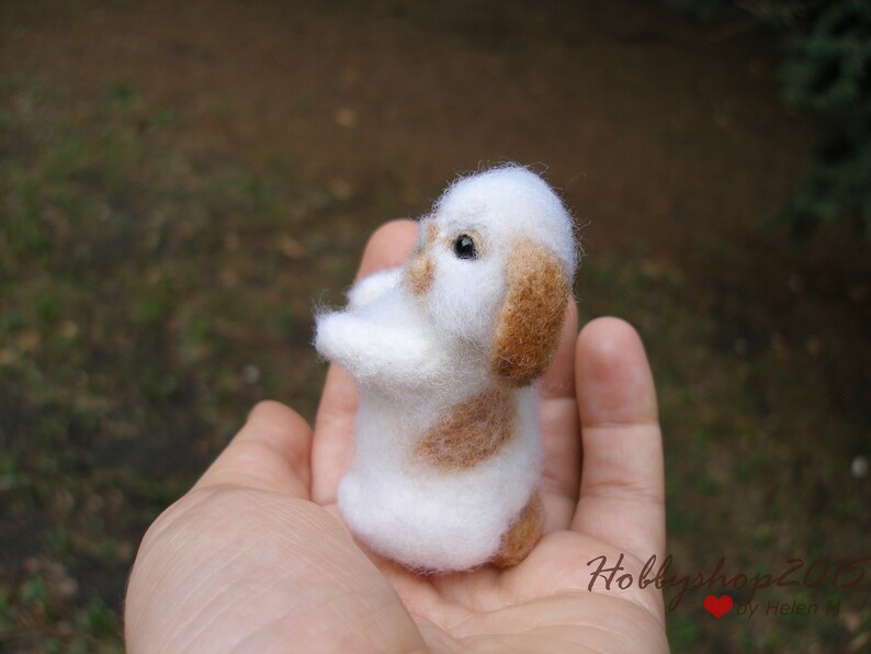Needle Felted Animal Bunny Hare Rabbit Pet Memorial Realistic Mini ...