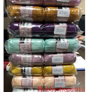 100 % Mercerized cotton yarn crochet yarn Yarnart begonia amigurumi quality perfect sport yarn knitting toys clothes eco yarn wholesale image 3