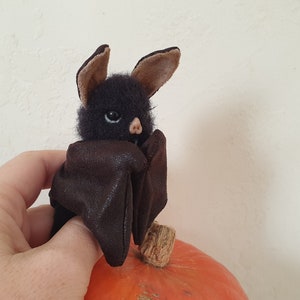 Stuffed Animal Bat Halloween bat Vampire bat Baby bat toy handmade Cute little bat Custom stuffed animal realistic bat Bat lovers