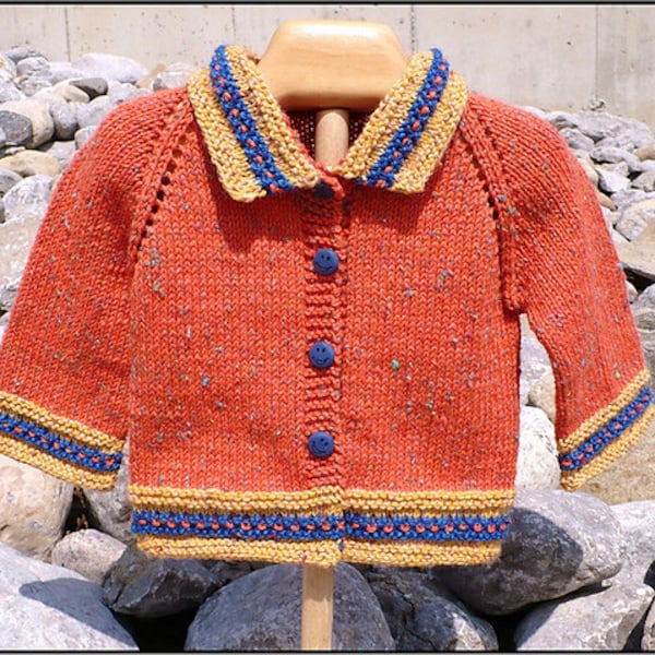 Hurdy Gurdy knitting pattern, pdf download, Preemie to 18 months