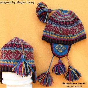 The Inka Hat Knitting Pattern, PDF download