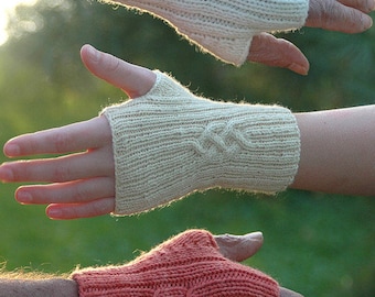 Shirl's Mittlets Knitting Pattern, PDF, fingerless gloves
