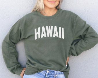 Hawaii Sweatshirt, Hawaii Sweater, Hawaii University Sweatshirt, Hawaii Shirt, Hawaii Crewneck