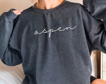 Aspen Colorado Sweatshirt, Aspen Sweatshirt, Aspen Sweatshirts, Aspen Crewneck, Colorado Sweatshirt, Colorado Sweater, Aspen Sweater