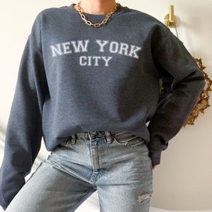 New York City Sweatshirt, Crewneck New York City Sweater, New York Sweatshirt, New York Gift, New York Crewneck, NYC Sweatshirt, New York