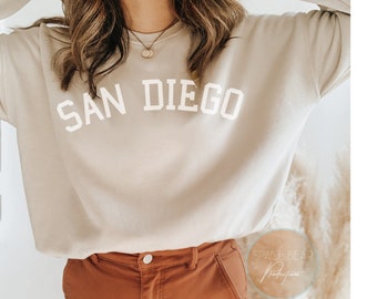 San Diego Sweatshirt, San Diego Sweater, San Diego Beach Sweater, San Diego Vacation Sweater, Beach Vacation Sweatshirts, Family Sweatshirt