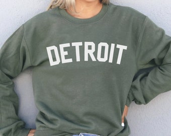 Detroit Sweatshirt, Michigan Sweatshirt, Detroit Shirts, Detroit TShirts, Michigan Sweater, Detroit Sweater