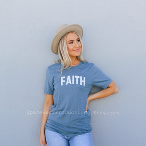 Faith T Shirt Christian Shirt Christian Sweatshirt Faith Shirt Christian Tee Shirt image 2